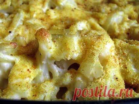 Капуста под сырным соусом