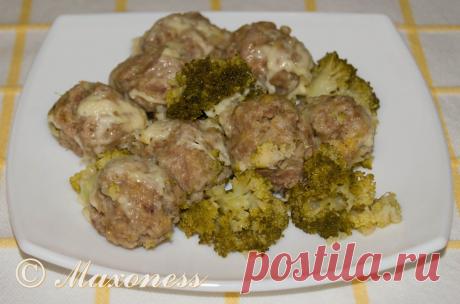 Проверенные рецепты: Фрикадельки на пару с брокколи и сыром.