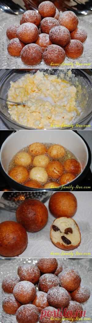 Творожные колобки - Кулинарные рецепты