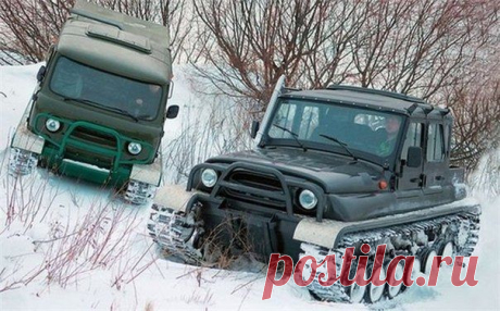 Ухтыш и Узола – гусеничные «Бобик» и «Таблетка»