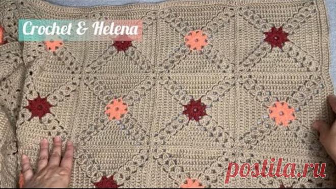 ВЯЖЕМ ВМЕСТЕ КОВРИК КРЮЧКОМ. ПРОСТЕНЬКАЯ ОБВЯЗКА.