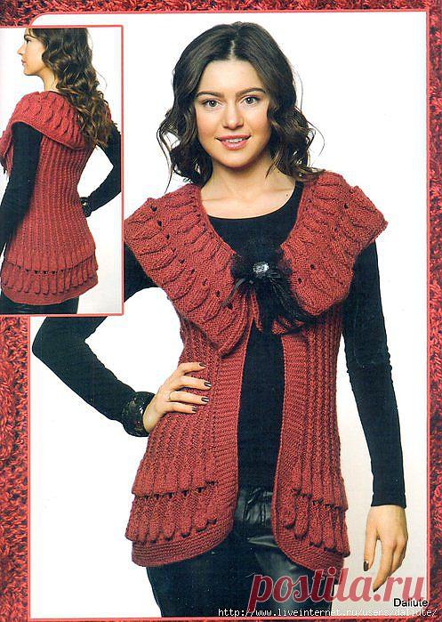 Элегантная безрукавка..