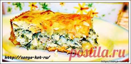 Запеканка из рыбы и картофеля.