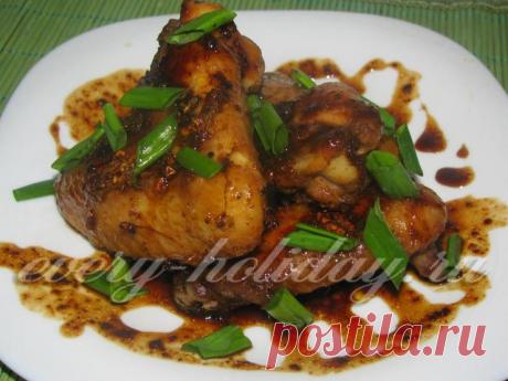 Крылышки гриль