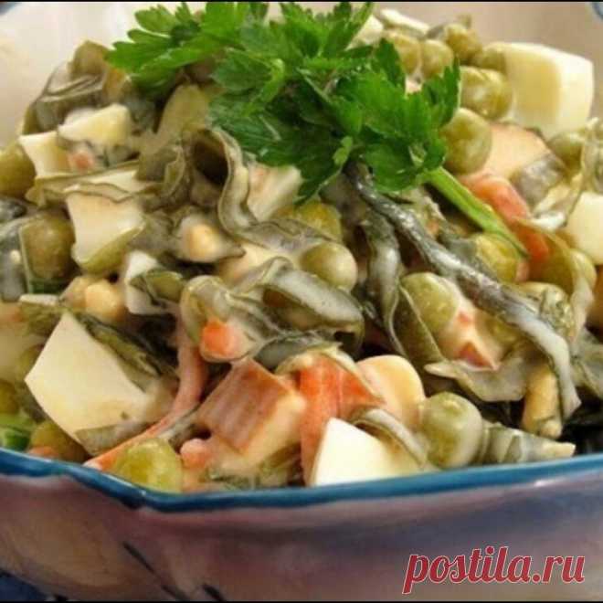 ​​Салат с морской капустой (очень вкусный | Самые вкусные кулинарные рецепты