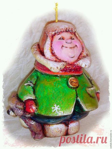 Папье-маше, акриловые краски, акрил, лак, бумага