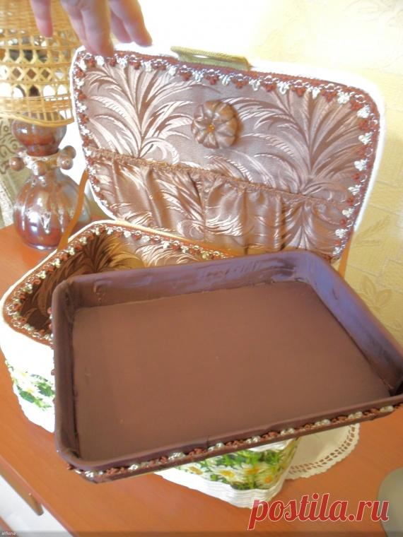 Шкатулка для рукоделия из газетных трубочек - запись пользователя frosja (Елена) в сообществе Работа с бумагой в категории Плетение из бумажной лозы