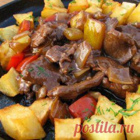 Рецепт жаркое из телятины. | Кушай на здоровье