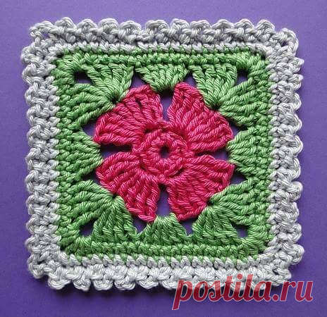 20 бесплатных схем вязания квадратных мотивов | Аmazing Ideas Gallery | Яндекс Дзен