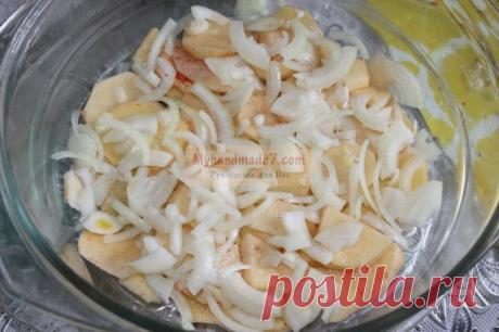 Картошечка с сыром запечёная в микроволновке