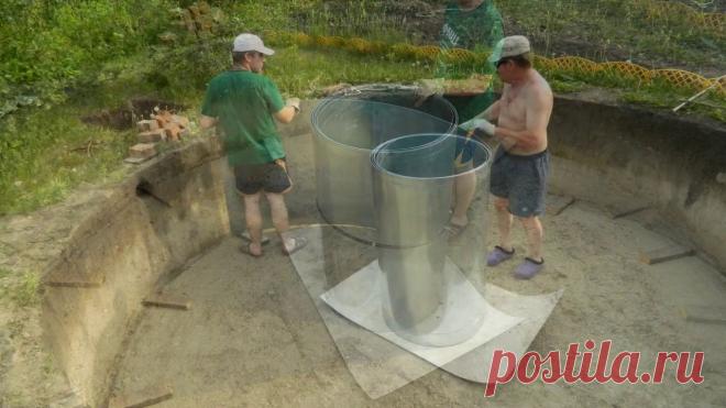 Стройка бассейна Моё море Вкопал бассейн Bestway. Все вопросы можно задать на https://www.forumhouse.ru/threads/313230/page-7#post-17357575