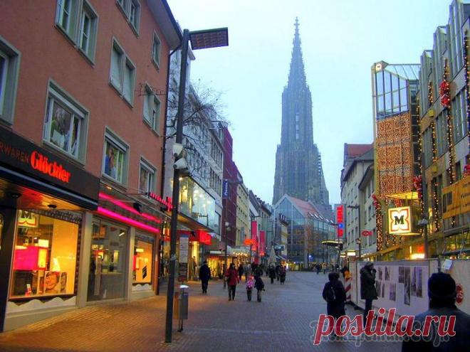 Рядом с Баварской сказкой 18. Ульм - родина Эйнштейна и самой высокой в мире церкви