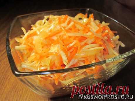 Быстрая маринованная капуста - рецепт с фото | И вкусно и просто