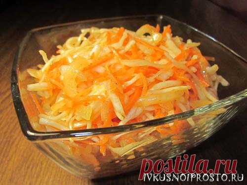 Быстрая маринованная капуста - рецепт с фото | И вкусно и просто
