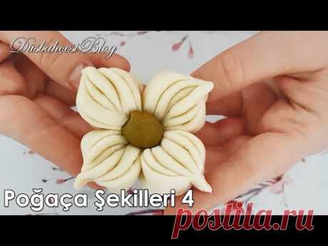 Farklı Değişik Poğaça Şekilleri nasıl yapılır 4.bölüm -How to make different shape of bread rolls