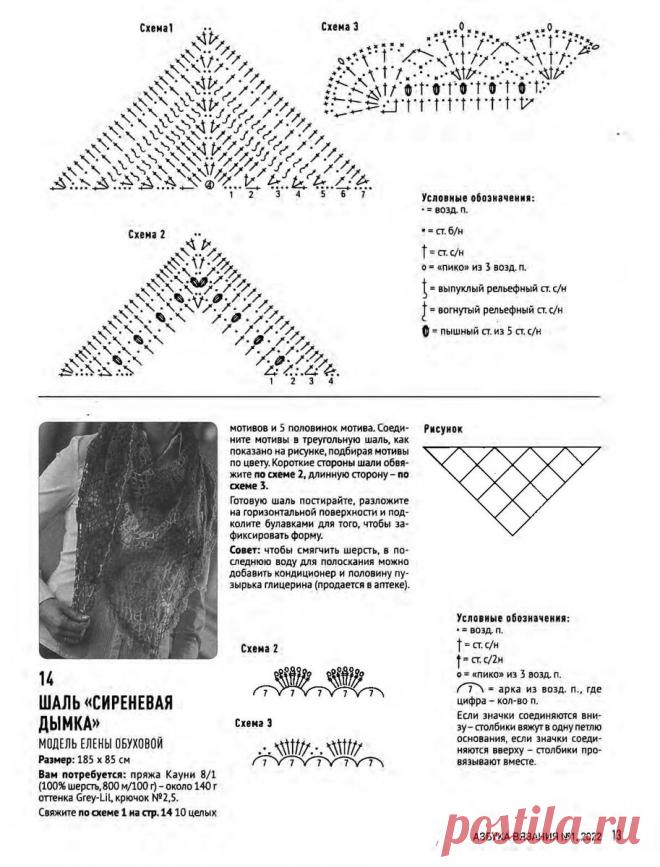 Подборка шалей, связанных из мотивов, крючком. Часть 4. | Вяжем с Татьяной LW | Дзен