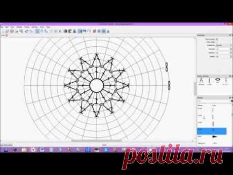 Создание схемы крючком в Crochet Chart - YouTube
Как нарисовать схему крючком самостоятельно. Какую программу использовать.