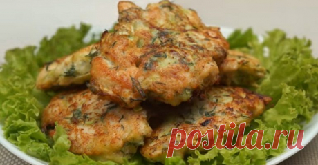 Изумительные котлеты из куриной грудки с кабачками