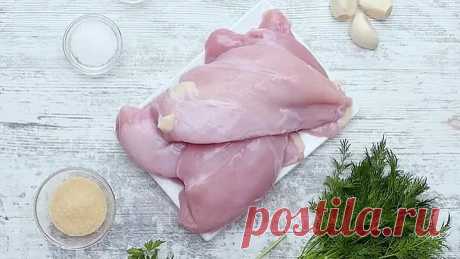 Домашний куриный рулет (рецепт в теме)