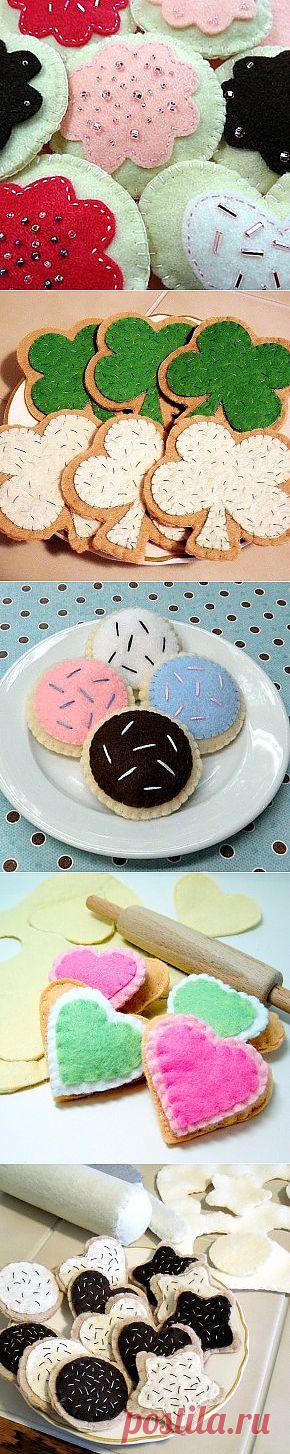 Печенье из фетра / Разнообразные игрушки ручной работы / PassionForum - мастер-классы по рукоделию