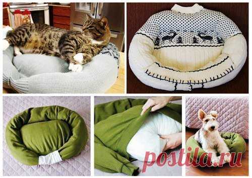 Лежанка для кошек своими руками: выкройки, пошаговая инструкция