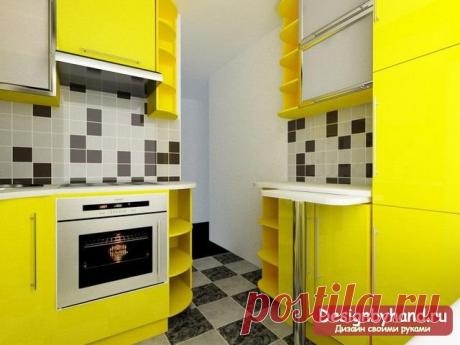 дизайн кухни в хрущевке. Фото и идеи