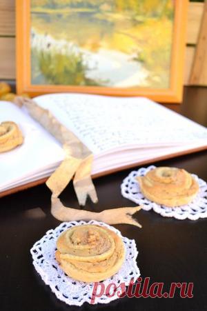 Ватрушки "Сладкая осенняя роза" - кулинарный рецепт