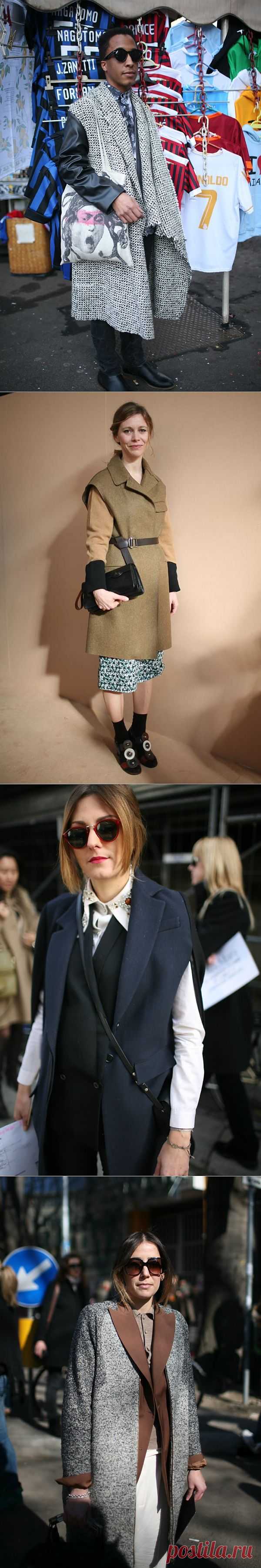 Серия публикаций Milan Fashion Week ч.1: пальто / Street Style / Модный сайт о стильной переделке одежды и интерьера