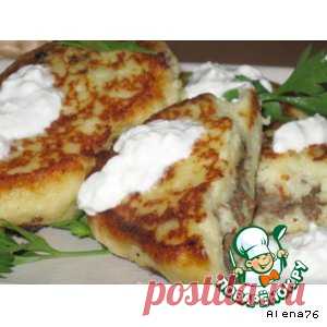 Картофельники с мясом (у автора - зразы картофельные) - классический рецепт - ничего лишнего!