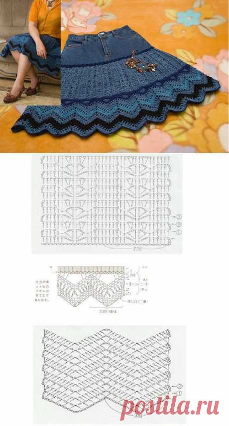 15 Faldas tejidas en crochet (Patron)