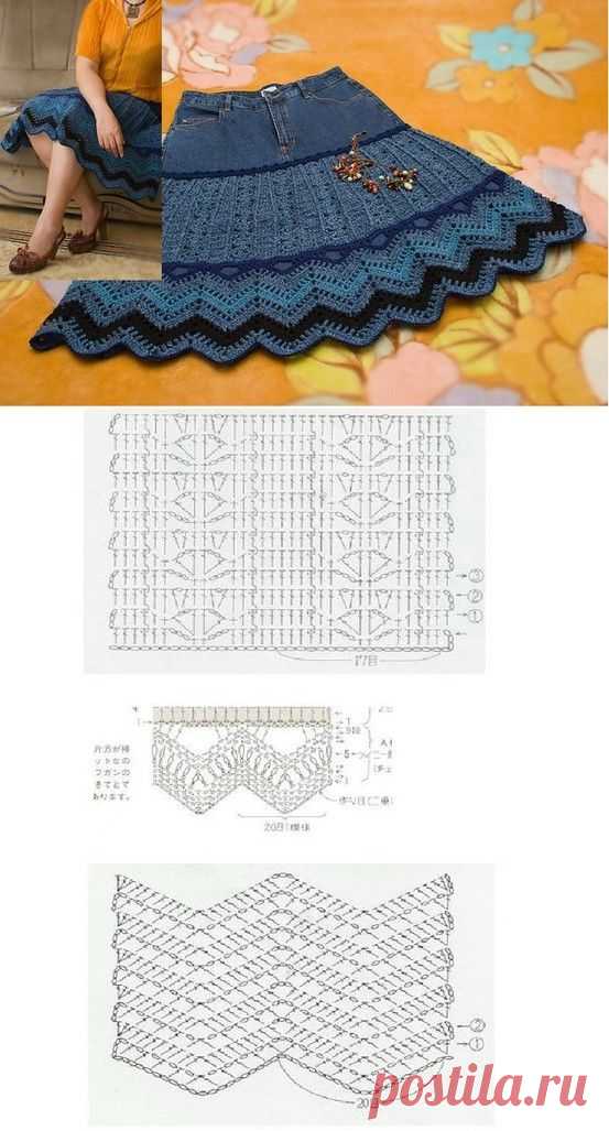 15 Faldas tejidas en crochet (Patron)