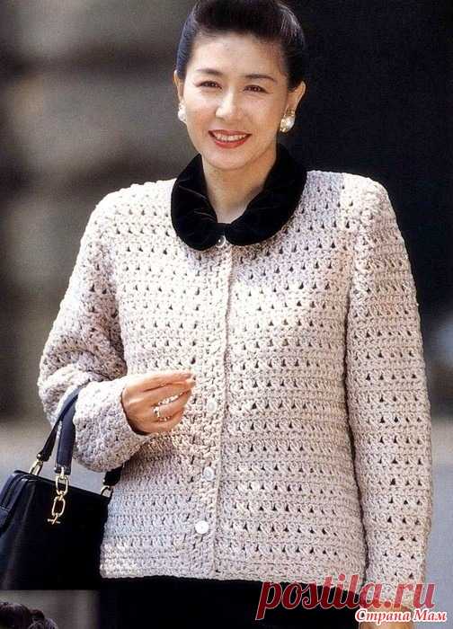 Жакет. Крючок. «Lady Boutique Series №1057 1996»
