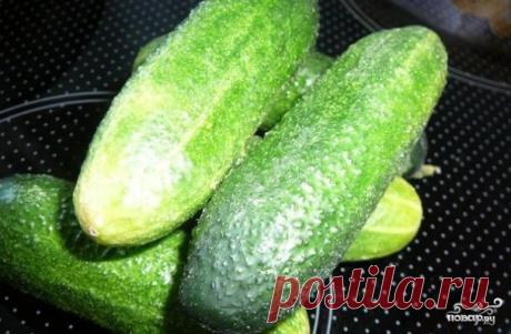 Соленые огурцы за час - пошаговый кулинарный рецепт на Повар.ру