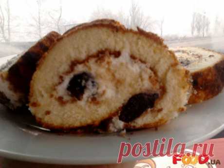 Бисквитный рулет с черносливом &quot;Волшебство вкуса&quot;