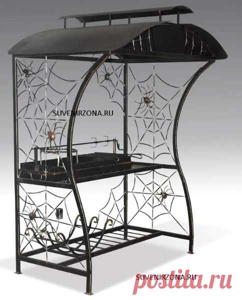 Мангалы, дровницы, топки, печки – кованые изделия необычной конфигурации