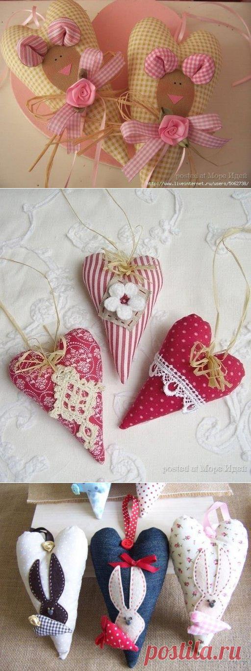 Тильда сердечки (c выкройкой) / Рукоделие