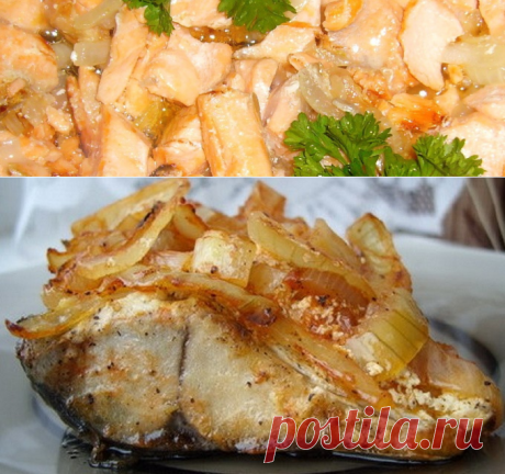 Поджарка из рыбы с морковью и луком