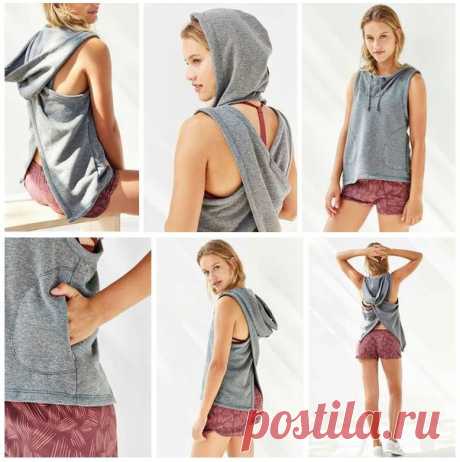 Выкройка топа с капюшоном | Шкатулка