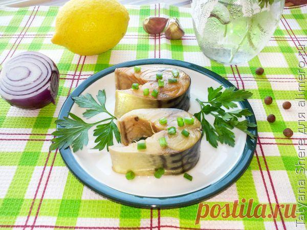 Маринованная скумбрия в чайном рассоле / Рецепты с фото