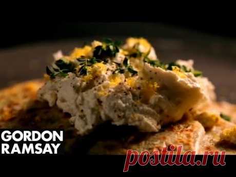 Leek Flatbreads with Ricotta and Lemon | Gordon Ramsay
