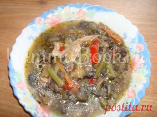 Суп "Министроне с овощами и грибами" - пошаговый рецепт с фото