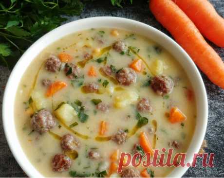 Вкуснейший турецкий суп с фрикадельками… — Вкусно!
