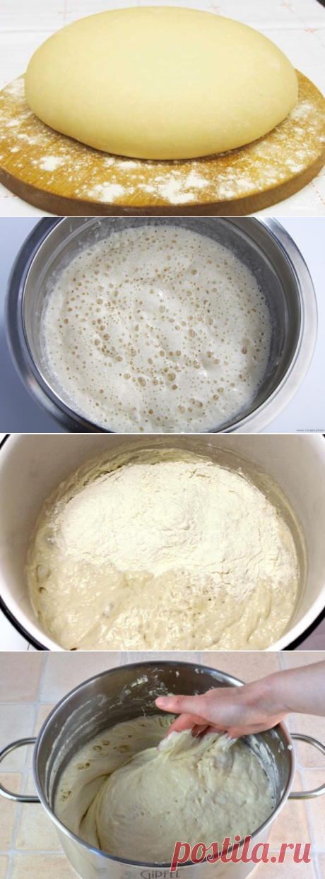 Тесто для пирожков с сухими дрожжами. Рецепт теста для пирожков