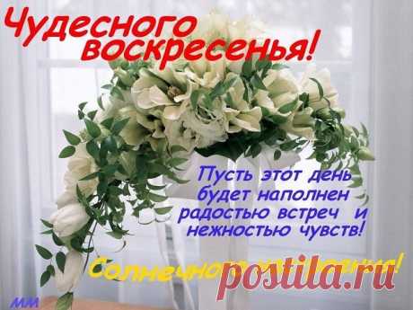 Картинки пожелания «Хорошего воскресного дня!» (12 фото) ⭐ Забавник
