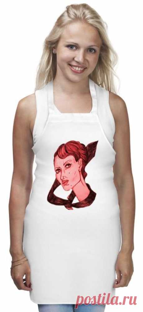 Фартук &quot;Девушка в галстуке.&quot; от Printissimo - Printio