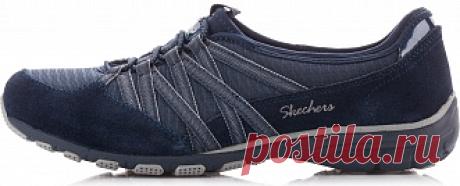 Кроссовки женские Skechers Conversations - Holding Aces синий/серый цвет - купить за 3999 руб. в интернет-магазине Спортмастер