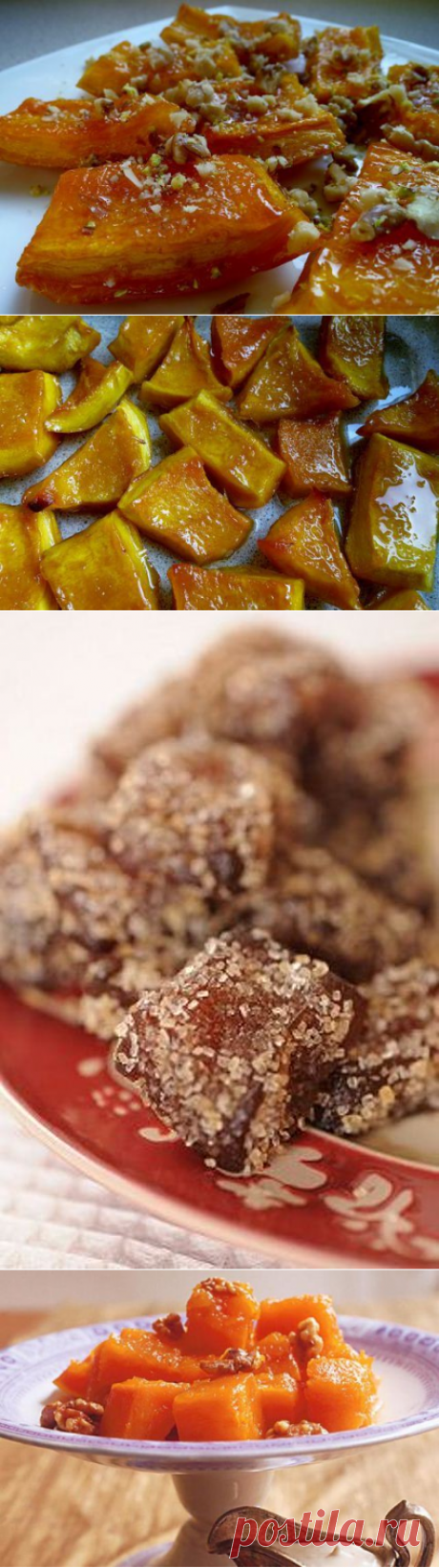 3 вкусных и простых рецепта цукатов из тыквы в духовке