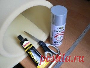 Детские маски из поролона. Начало.