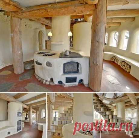 cob house kitchen - Google Search