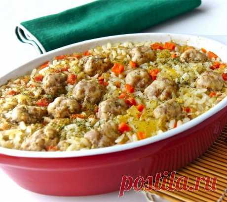 Фрикадельки с рисом  / Здоровый Интерес